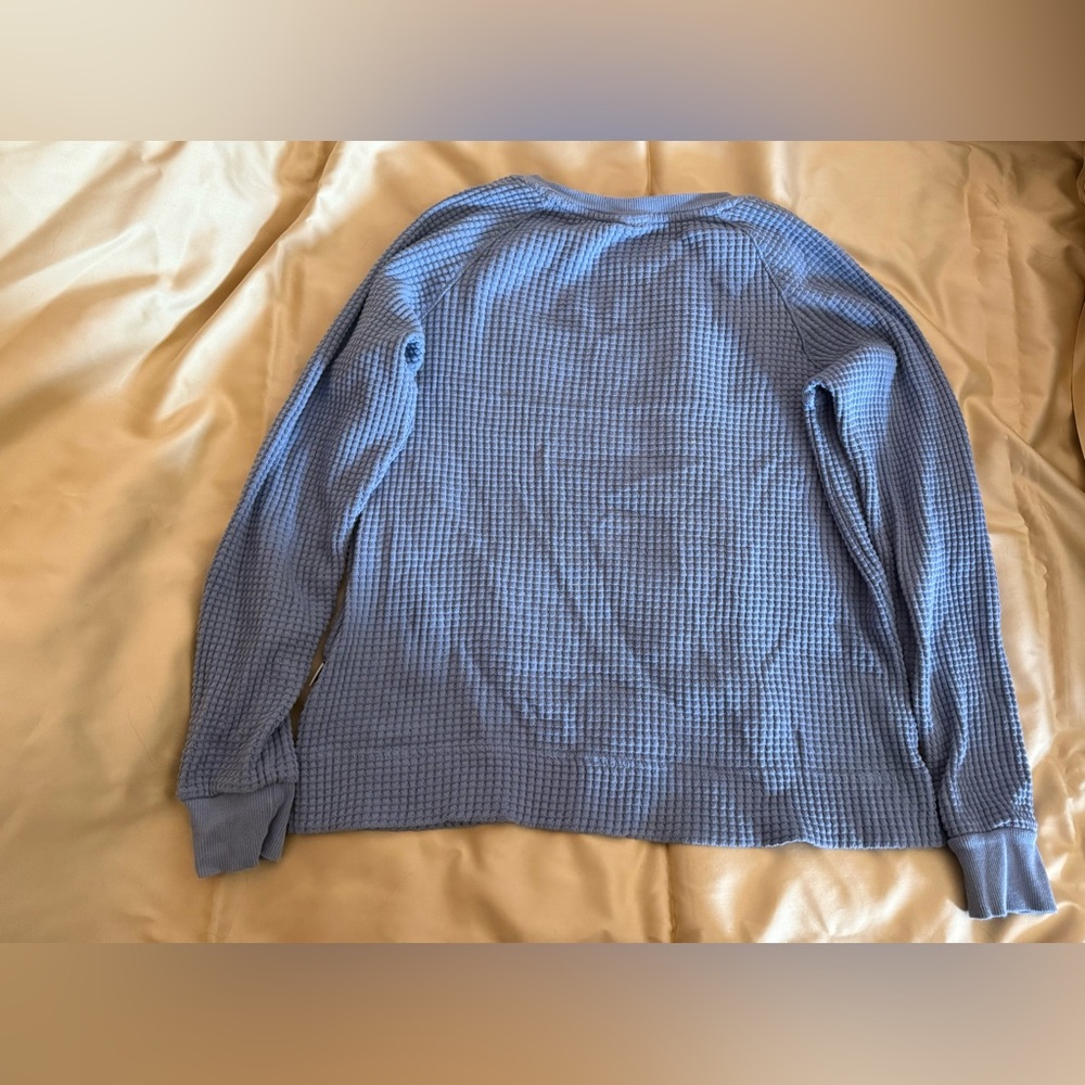 North face waffle knit long sleeve t-shirt size M - Picture 4 of 4